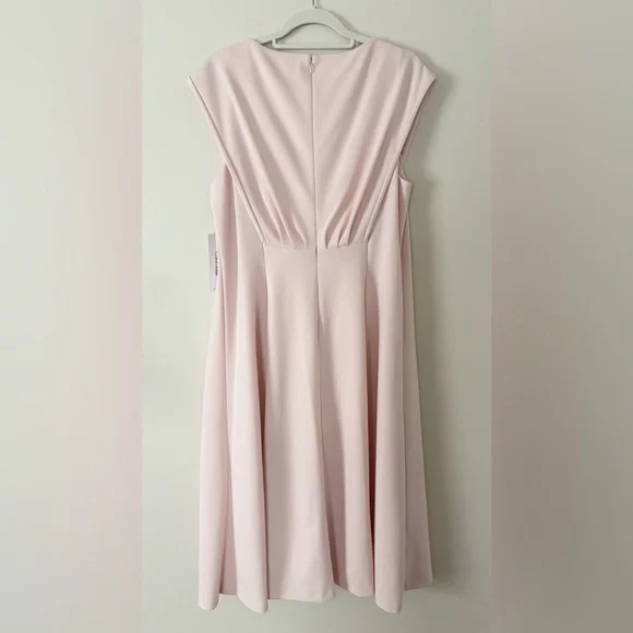 Calvin Klein Women’s Pleated-Bodice Empire-Waist Midi Dress - Picture 4 of 9